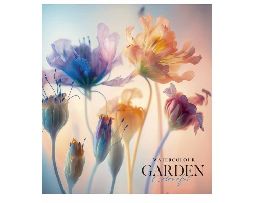 Зошит Школярик Macro garden 96 аркушів лінія (096-3247L)