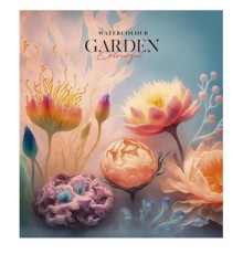 Зошит Школярик Macro garden 96 аркушів лінія (096-3247L)