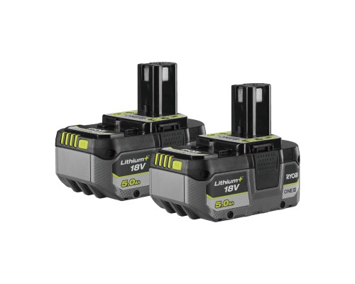 Набір акумулятор + зарядний пристрій Ryobi ONE+ RB1850X2 18V, 2х5Ah (5133005305)