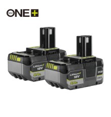 Набір акумулятор + зарядний пристрій Ryobi ONE+ RB1850X2 18V, 2х5Ah (5133005305)