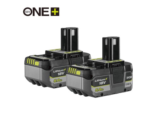 Набір акумулятор + зарядний пристрій Ryobi ONE+ RB1850X2 18V, 2х5Ah (5133005305)