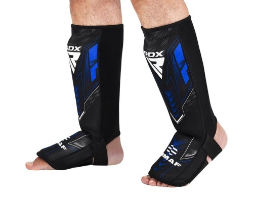Захист гомілки і стопи RDX Neoprene Shin Instep IMMAF-1 Blue M (SGN-IMF-1U-M)