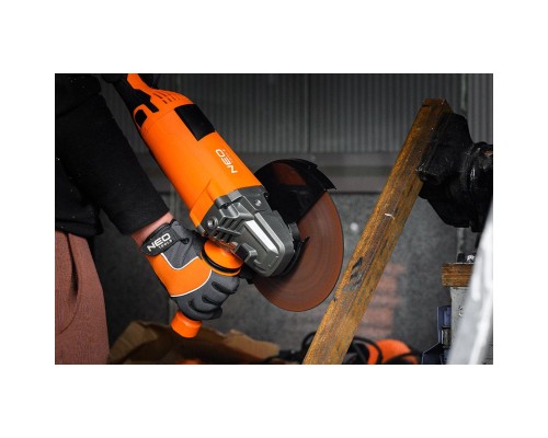 Шліфувальна машина Neo Tools 230мм, 3000W, 6600об/хв, 5.6кг (04-715)