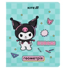 Зошит Kite предметний Kuromi 48 аркуші, клітинка, геометрія (HK25-240-1)