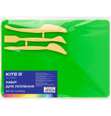 Дошка для пластиліну Kite набір Classic дошка + 3 стеки, зелений (K-1140-04)