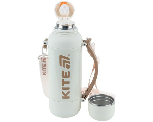 Термос Kite 1200 мл, бежевий (K25-1225-2)