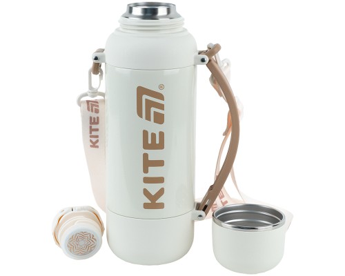 Термос Kite 1200 мл, бежевий (K25-1225-2)