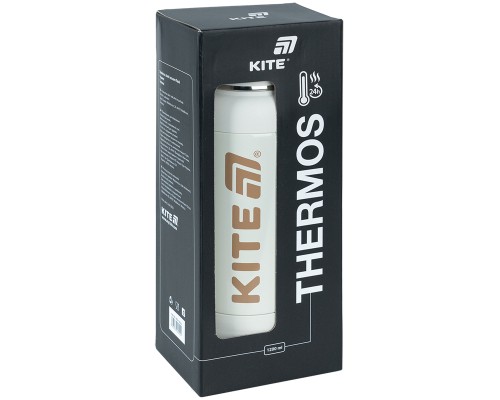 Термос Kite 1200 мл, бежевий (K25-1225-2)