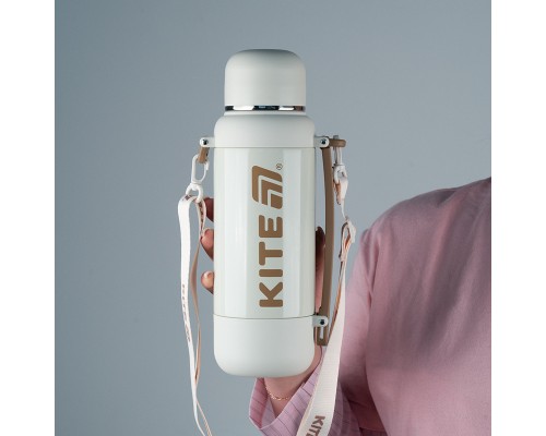 Термос Kite 1200 мл, бежевий (K25-1225-2)