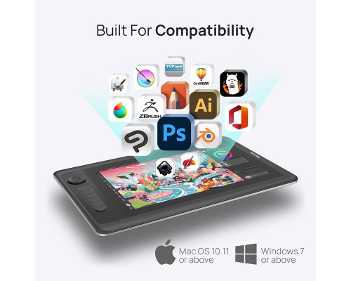 Графічний планшет Parblo Coast 12 Pro Gen2 (COAST12PROG2)