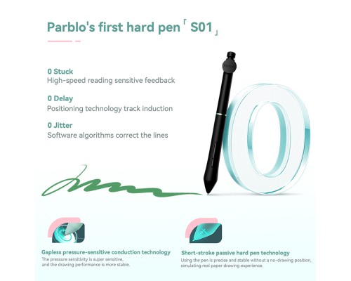 Графічний планшет Parblo Coast 12 Pro Gen2 (COAST12PROG2)