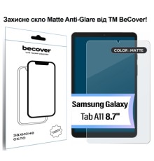 Скло захисне BeCover Matte Anti-Glare Samsung Galaxy Tab A11 SM-X133/X135 8.7