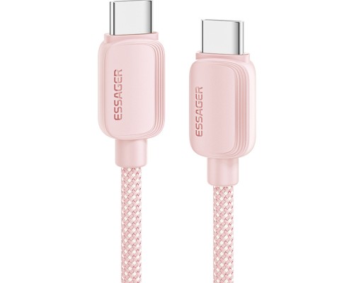Дата кабель USB-C to USB-C 1.0m 100W pink Essager (EXCTT1-WL04-P)