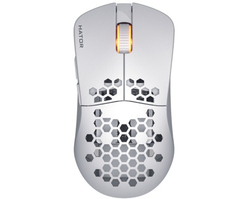 Мишка Hator Stellar Wireless/Bluetooth/USB White (HTM651)