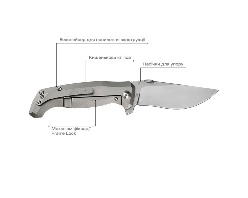 Ніж Artisan Kami S35VN Micarta (1864G-ODG)