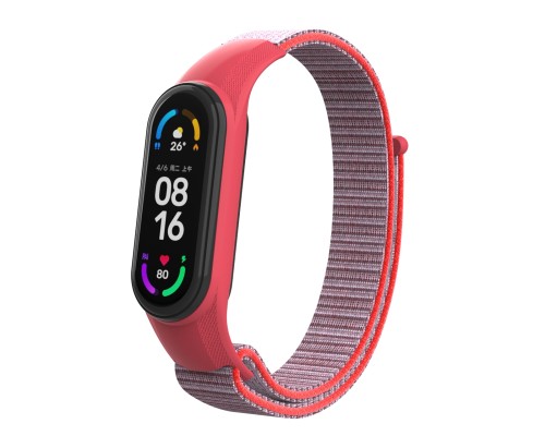 Ремінець до фітнес браслета Armorstandart комплект 3шт Xiaomi Mi Band 7/6/5 New Style Red (ARM77038)