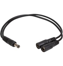 Кабель живлення DC M to 2xDC F 5.5x2.1mm PowerPlant (CA914890)
