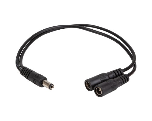 Кабель живлення DC M to 2xDC F 5.5x2.1mm PowerPlant (CA914890)