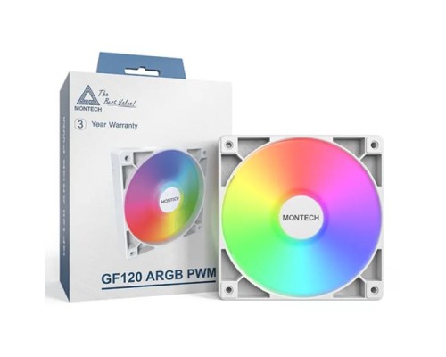 Кулер до корпусу MONTECH GF120 V2 ARGB PWM 3I (GF120 V2 ARGB PWM 3I1(W))