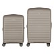 Набір валіз 2E Aero (M+S), сіро-коричневі (2E-SPP-AERO-SET2-TP)