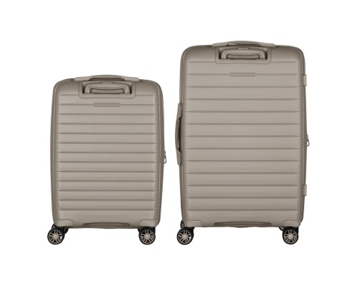 Набір валіз 2E Aero (M+S), сіро-коричневі (2E-SPP-AERO-SET2-TP)