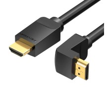 Кабель мультимедійний HDMI Right Angle Cable 270 Degree 1M Black VENTION (AAQBF)