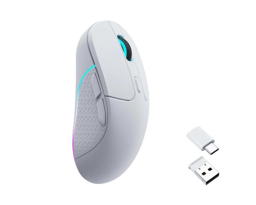 Мишка Keychron M3 Wireless/Bluetooth/USB White (M3-A3)