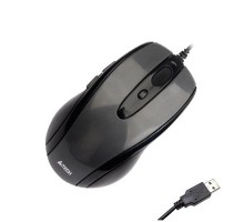 Мишка A4Tech N-708X Glossy Grey