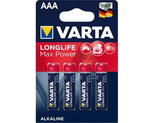 Батарейка Varta AAA LONGLIFE Max Power LR06 * 4 (04703101404) 