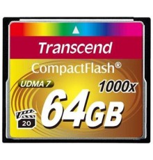 Карта пам'яті Transcend 64Gb Compact Flash 1000x (TS64GCF1000)