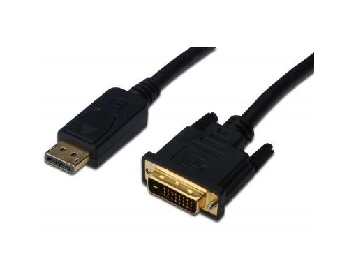 Кабель мультимедійний Display Port to DVI 24+1pin, 2.0m Assmann (AK-340306-020-S)