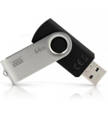 USB флеш накопичувач Goodram 64GB Twister Black USB 3.0 (UTS3-0640K0R11)