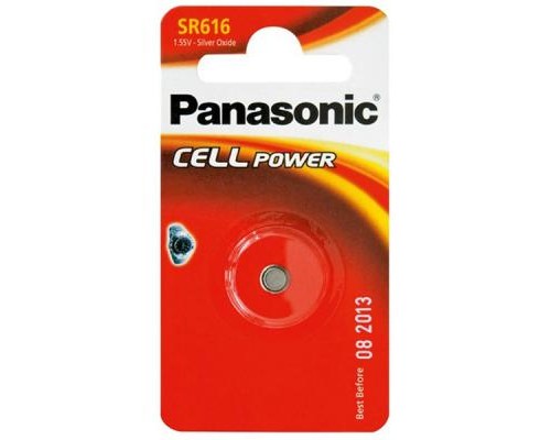 Батарейка Panasonic SR616 * 1 Silver Oxide (SR-616EL/1B) 