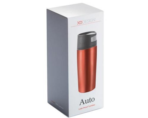 Термокружка XD Modo Авто 400 мл красная (P432.454)