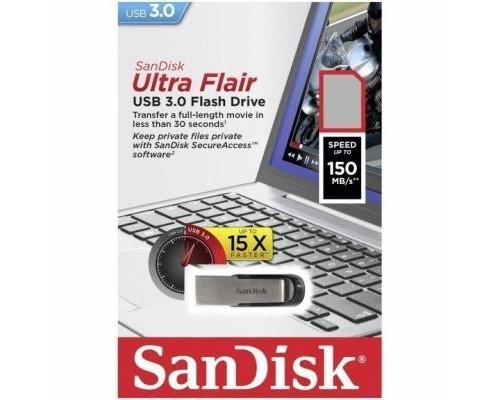 USB флеш накопичувач SanDisk 256GB Ultra Flair USB 3.0 (SDCZ73-256G-G46) 