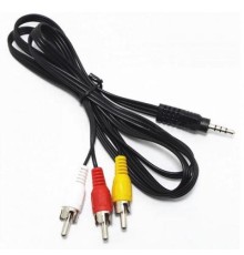 Кабель мультимедійний Jack TRRS 3.5mm папа/3RCA 1.8m Atcom (17320)