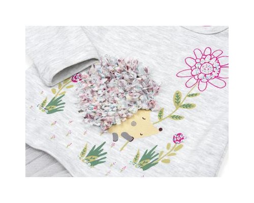 Набір дитячого одягу Breeze с ежиком (10348-68G-gray)