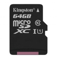 Карта пам'яті Kingston 64GB microSDXC Class 10 Canvas Select Plus 100R A1 (SDCS2/64GBSP)