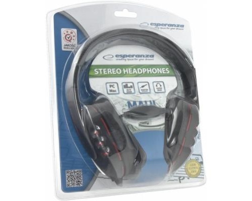 Навушники Esperanza EH142K Black (EH142K)