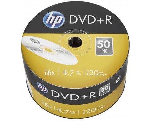 Диск DVD HP DVD+R 4.7GB 16X 50шт (69305/DRE00070-3)