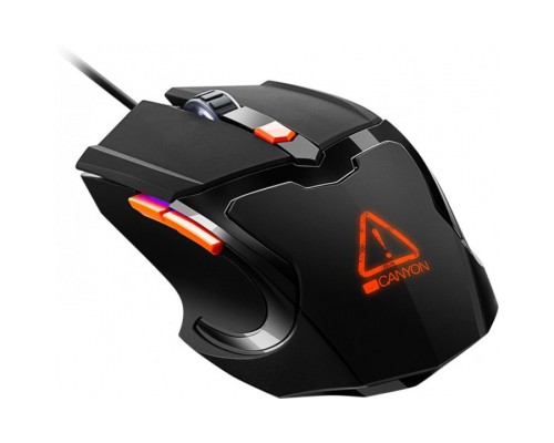 Мишка Canyon Vigil USB Black (CND-SGM02RGB)