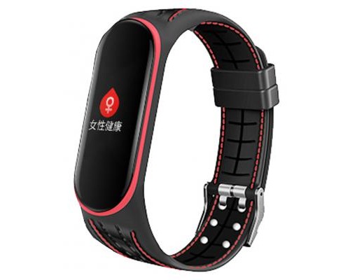 Ремінець до фітнес браслета BeCover Lattice Style для Xiaomi Mi Smart Band 5 Red (705162)