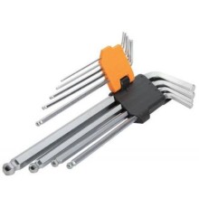 Набір інструментів Tolsen подовжених ключів Torx з отвором 9 шт Т10-Т50 (20057)