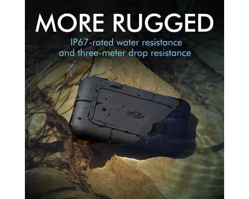 Накопичувач SSD USB Type-C 1TB Rugged Pro LaCie (STHZ1000800)