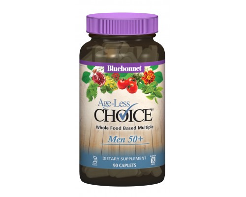 Мультивітамін Bluebonnet Nutrition Чоловічі Мультівітаміни 50+, Ageless Choice, 90 капсул (BLB0166)