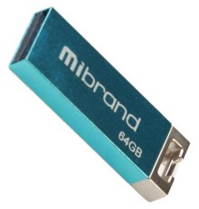 USB флеш накопичувач Mibrand 64GB Сhameleon Light Blue USB 2.0 (MI2.0/CH64U6LU)