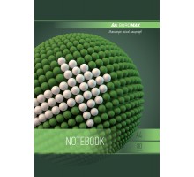 Зошит Buromax Sphere A4 80 аркушів, клітинка Зелений (BM.24452101-04)