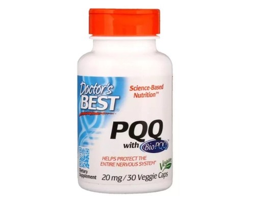 Вітамінно-мінеральний комплекс Doctor's Best Пірролохінолінхінон PQQ, 20 мг, 30 вегетаріанських капсул (DRB-00295) Вітамінно-мінеральний комплекс Doctor's Best Пірролохінолінхінон PQQ, 20 мг, 30 вегетаріанських капсул (DRB-00295)
