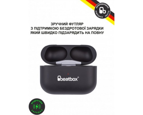 Навушники BeatBox PODS PRO 1 Wireless charging black (bbppro1wcb)