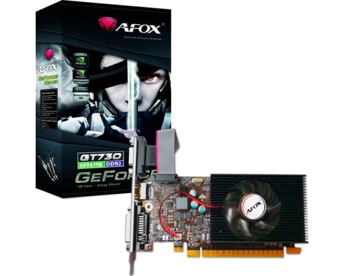 Відеокарта GeForce GT730 4Gb Afox (AF730-4096D3L6)